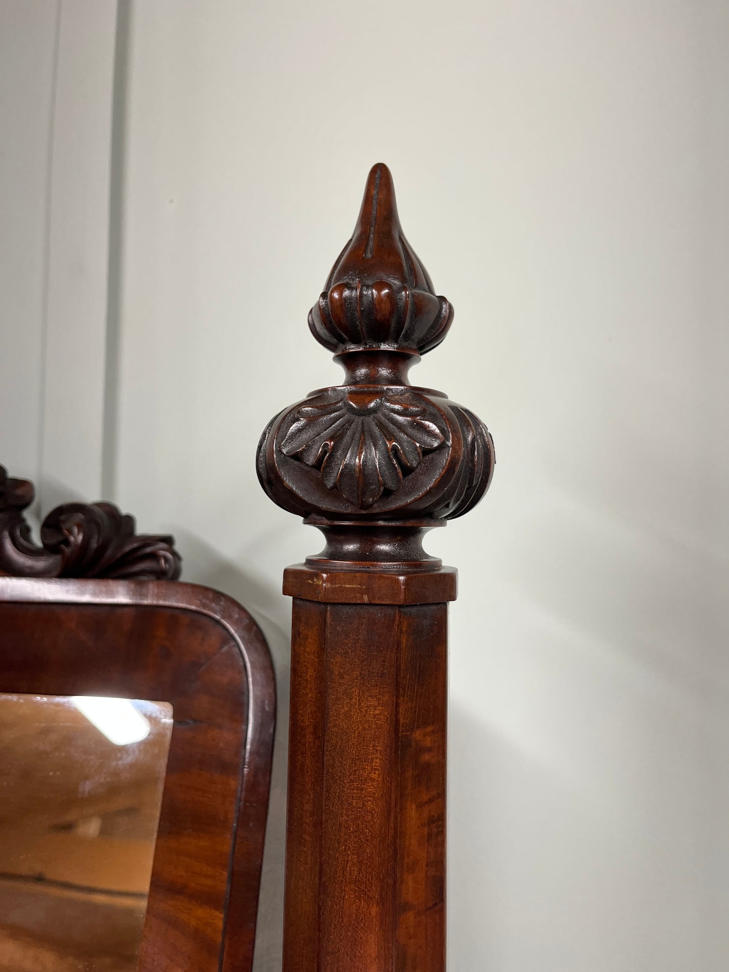 19th century toilet mirror