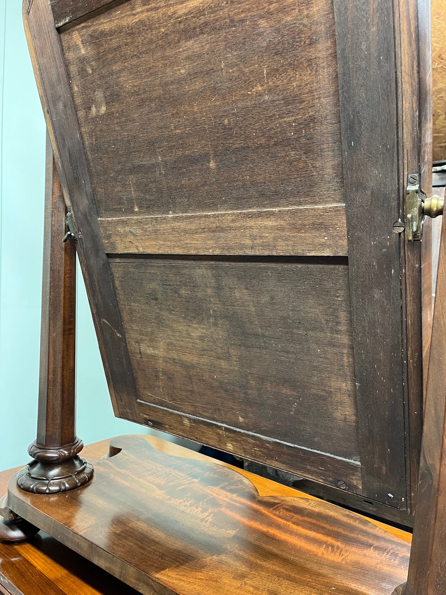 19th century toilet mirror