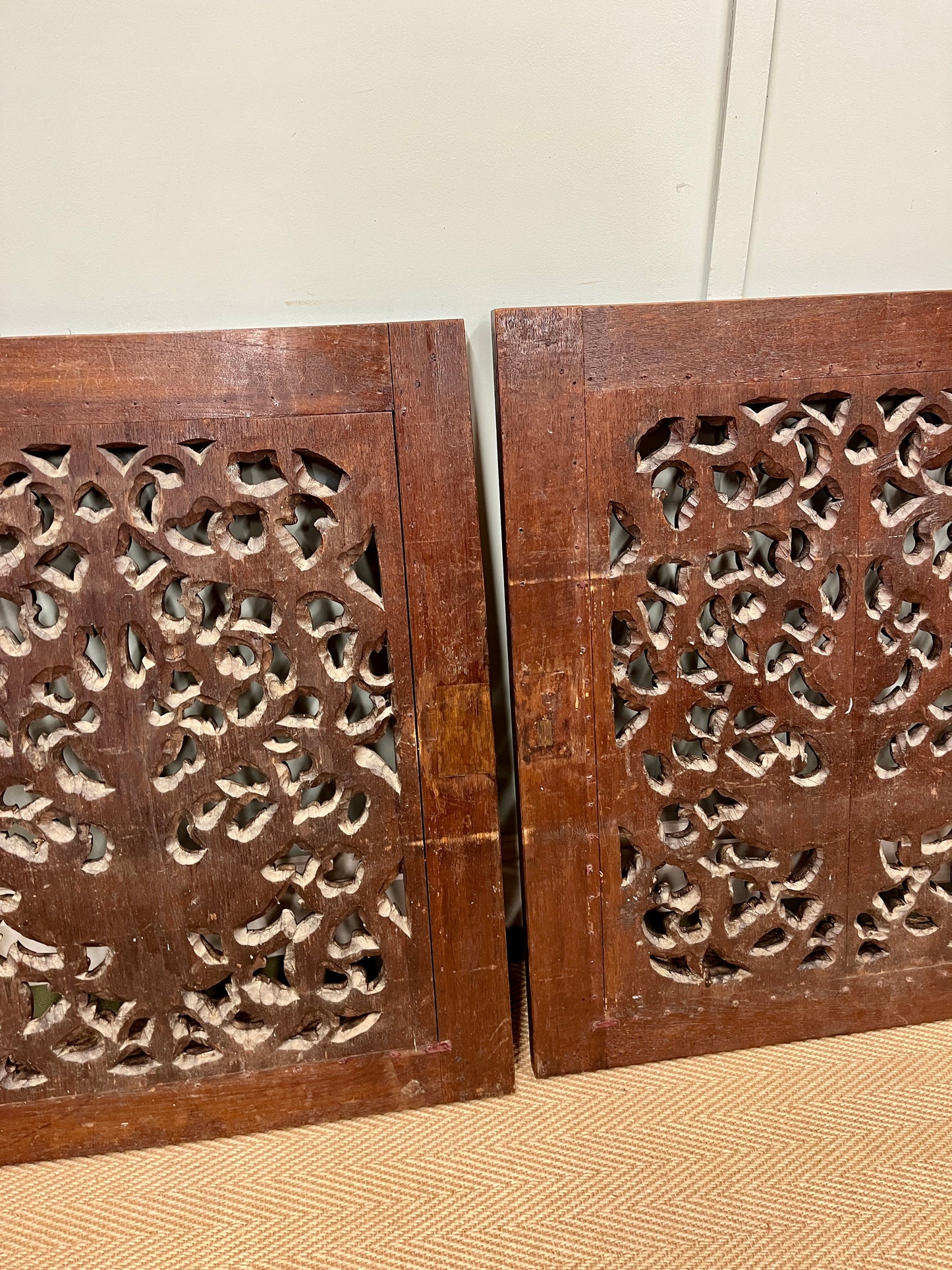 Pair of 19th century Burmese panels
