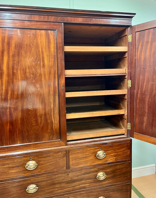 Regency linen press