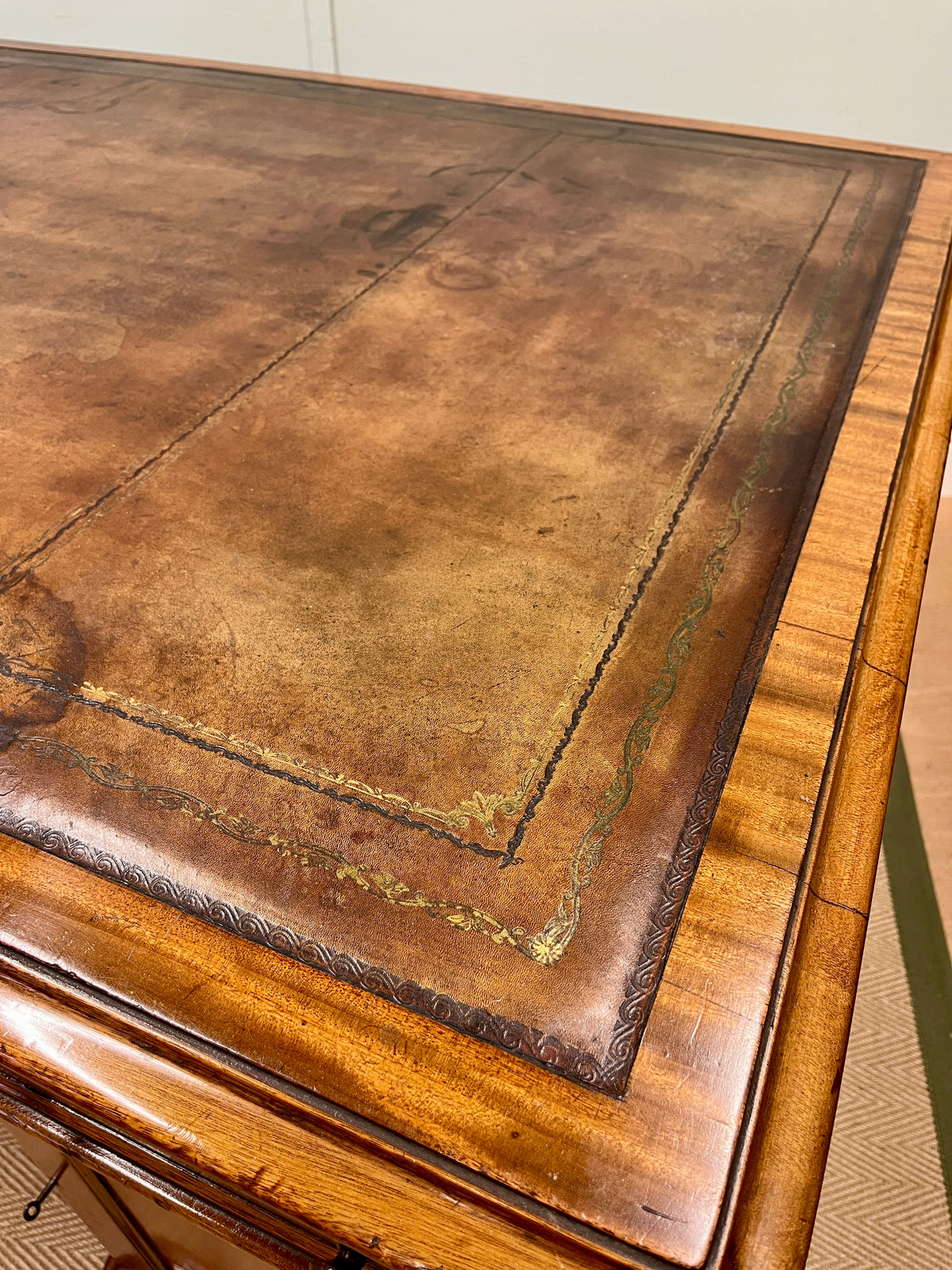 19th century mahogany partners desk