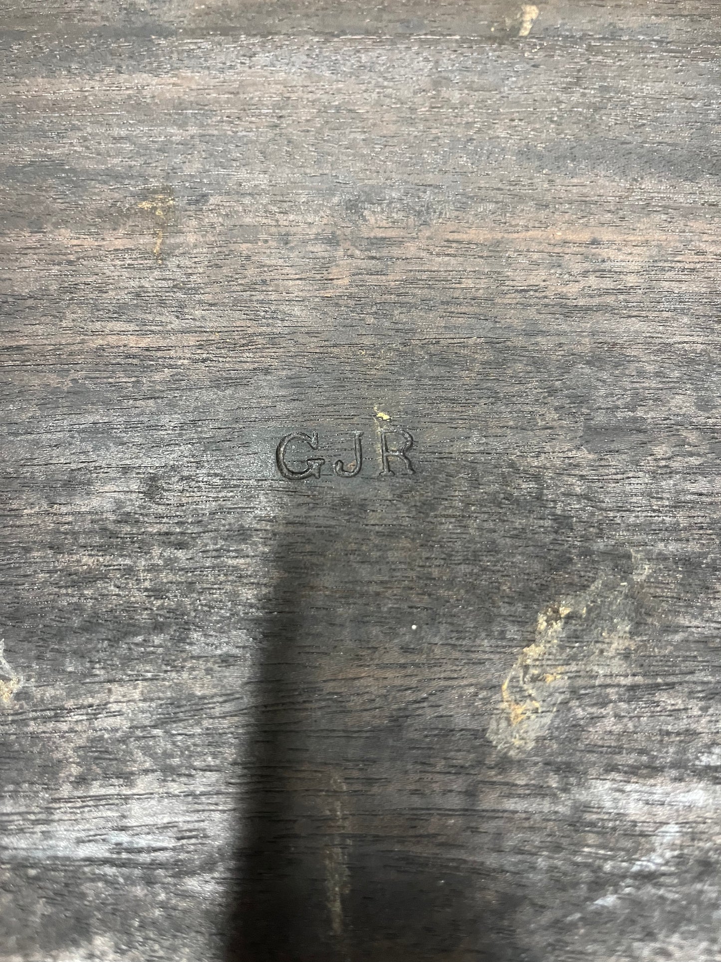 19th century ebonised table