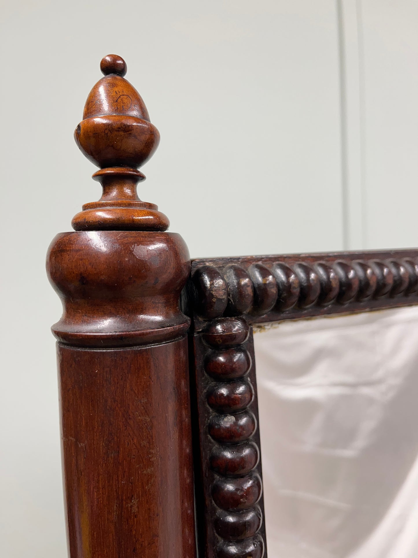 19th century mahogany cheval mirror