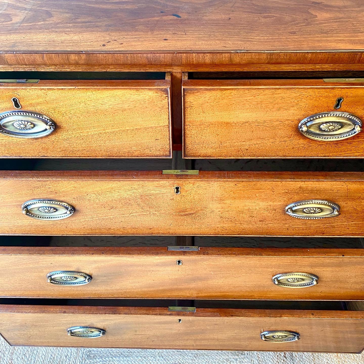 Regency Mahogany Chest of Drawers image 1