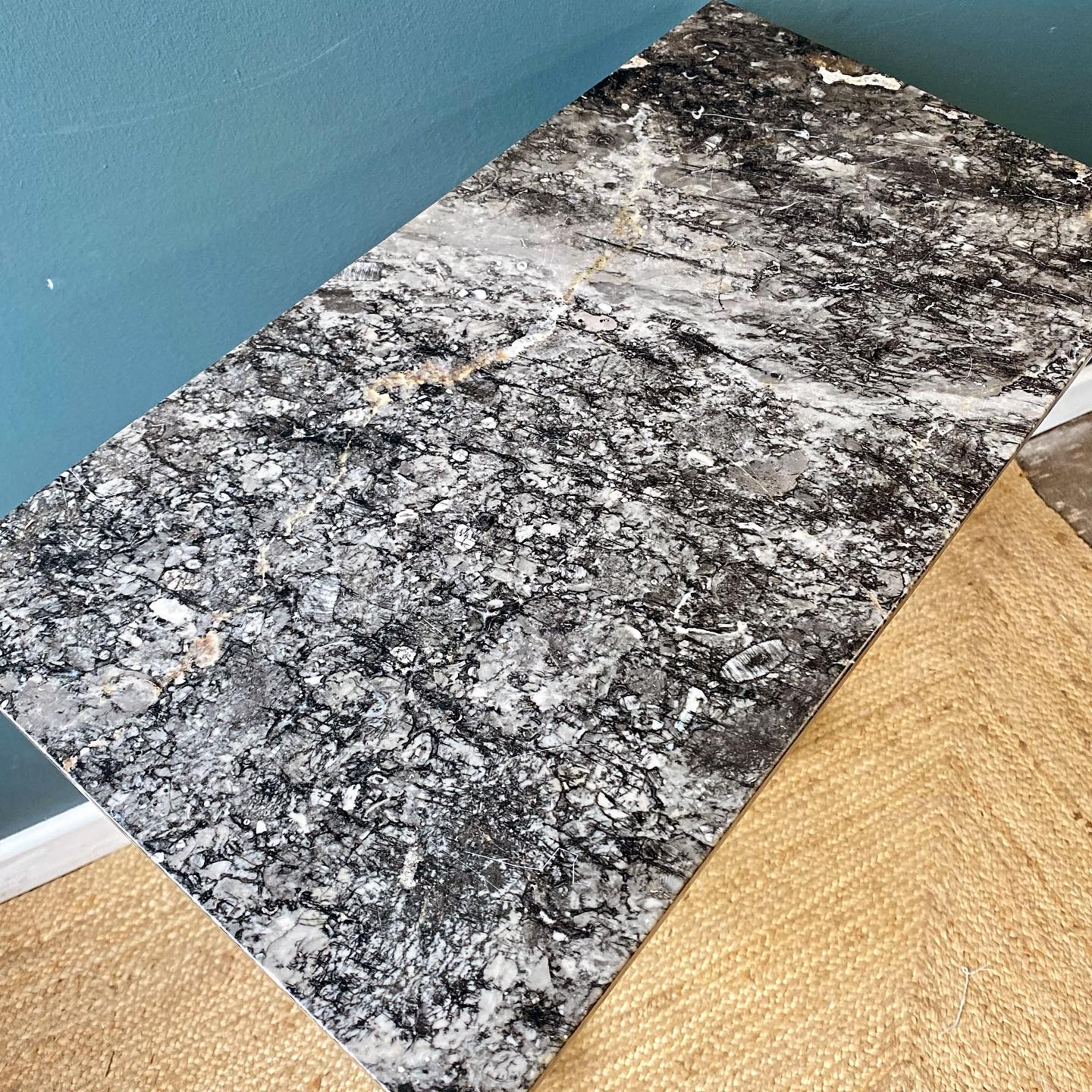 Marble topped console table image 4
