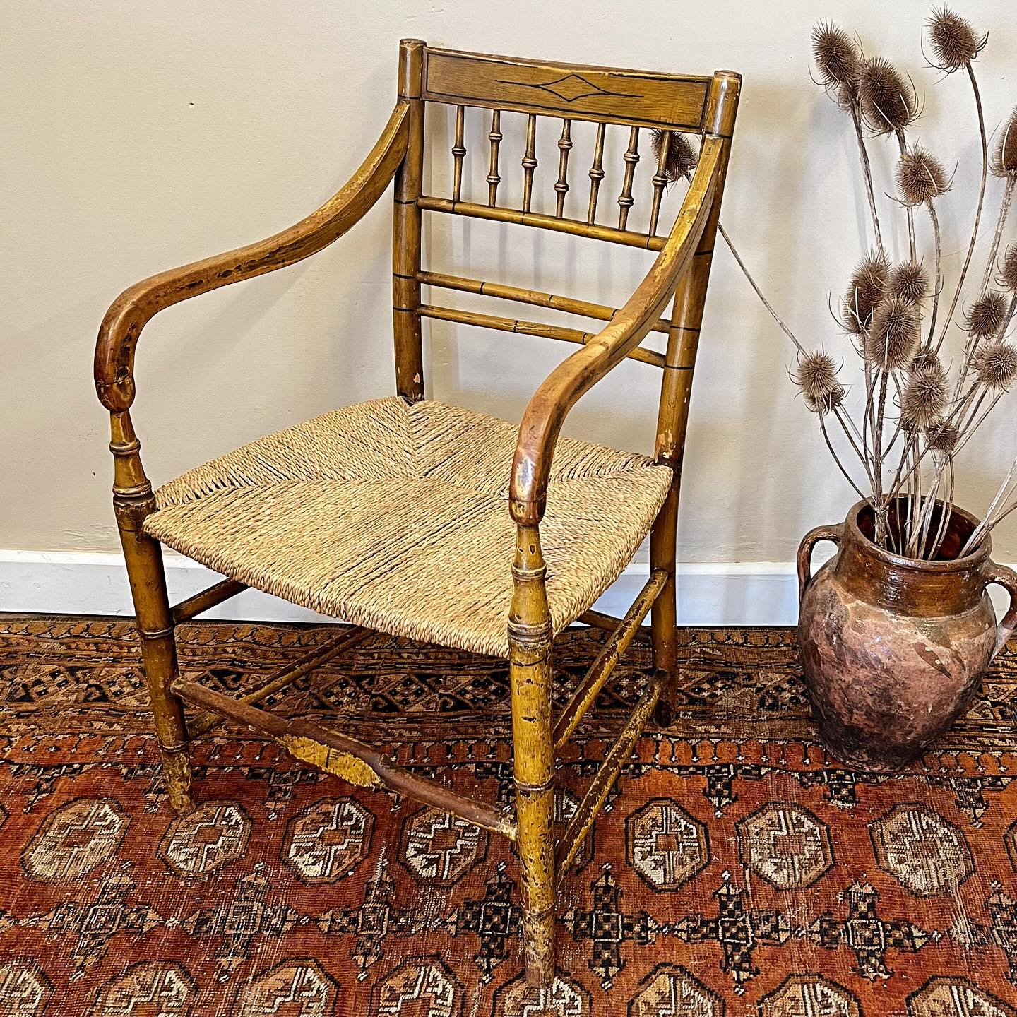 Regency painted chair image 0