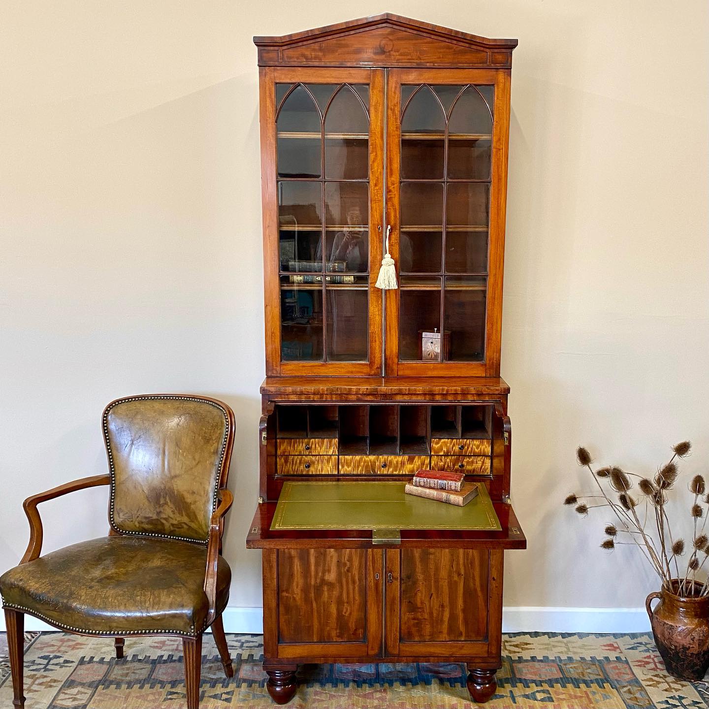 19th century secretaire bookcase  image 0