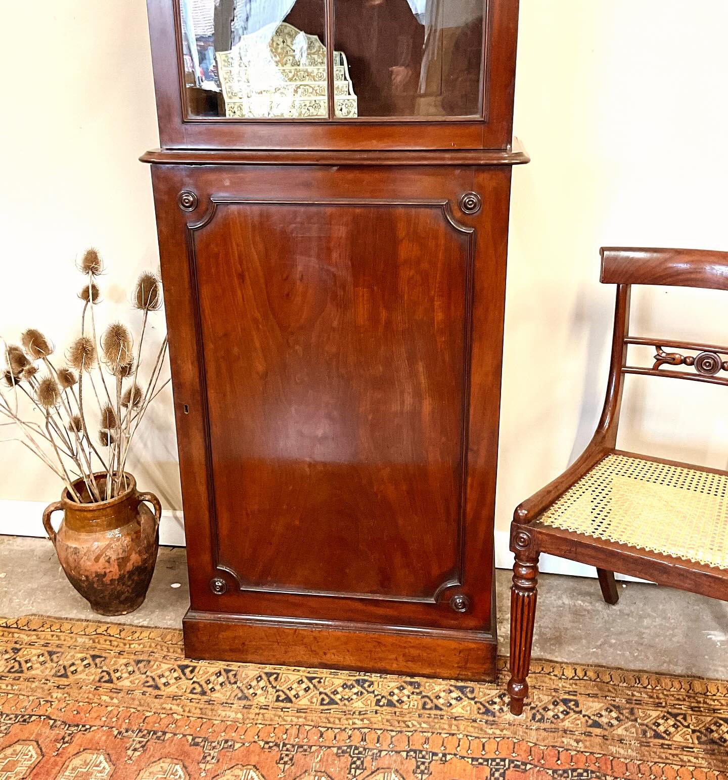 19th century mahogany bookcase image 8