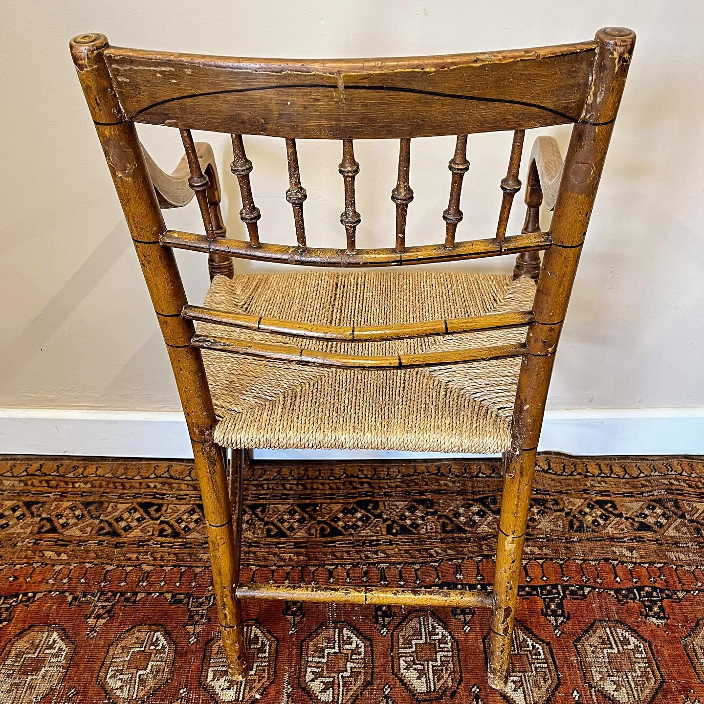 Regency painted chair image 8