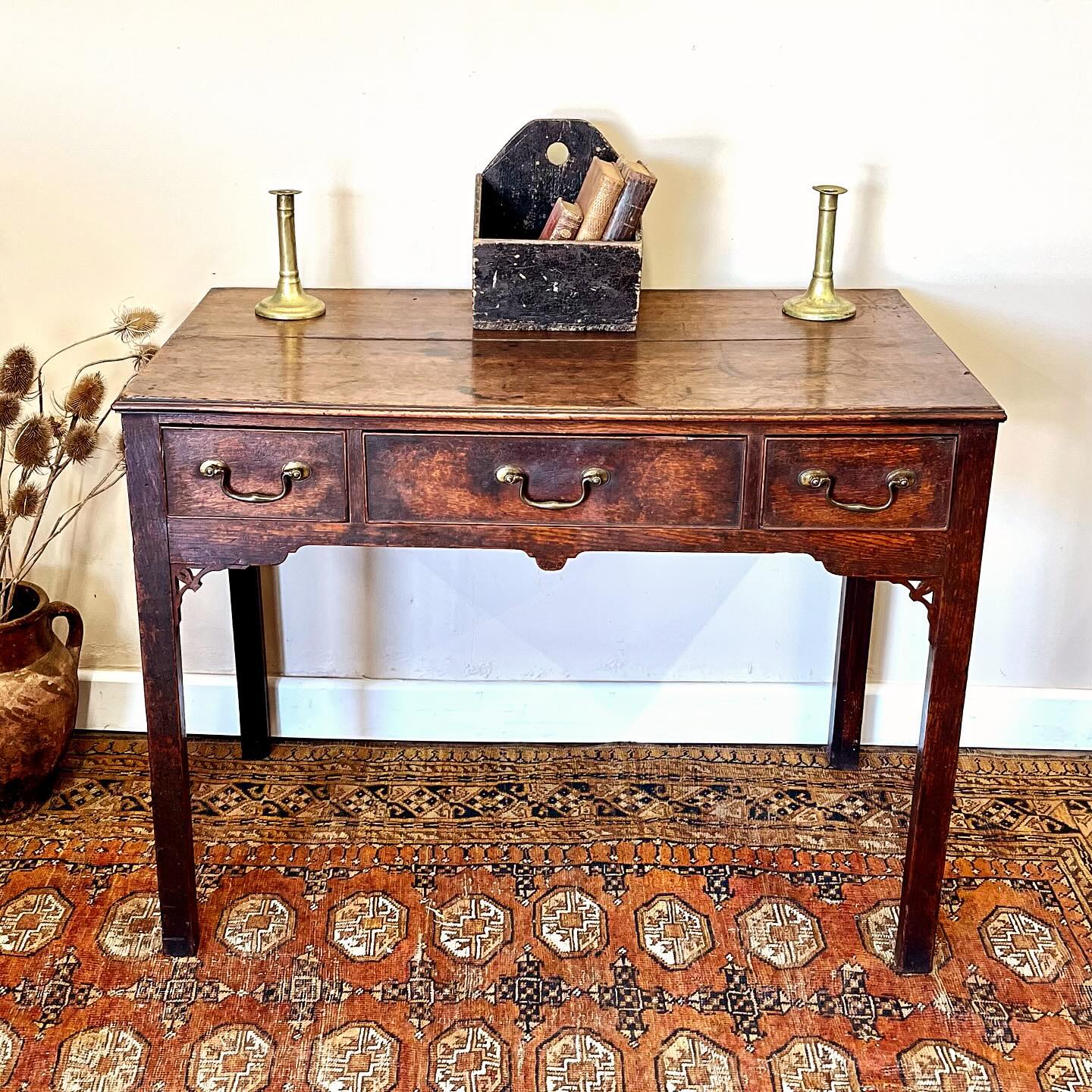 Georgian oak lowboy image 0