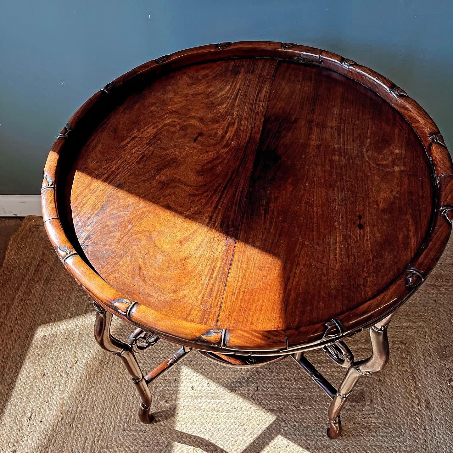 Late 19th centuryChinese hardwood folding table image 2