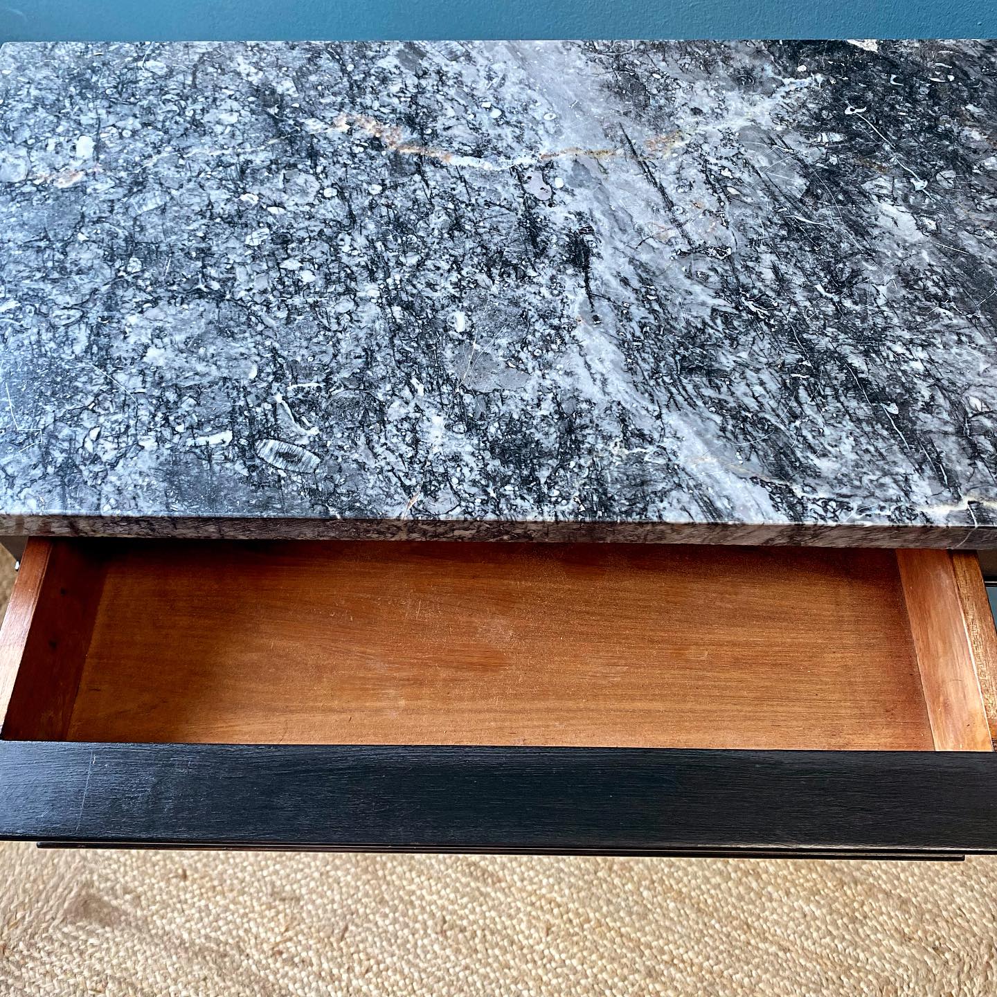 Marble topped console table image 5