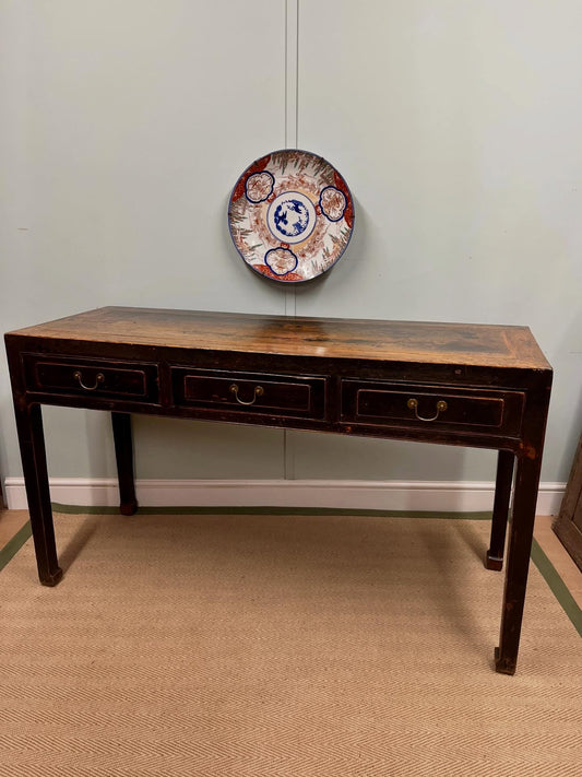 19th century Chinese elm table image 0