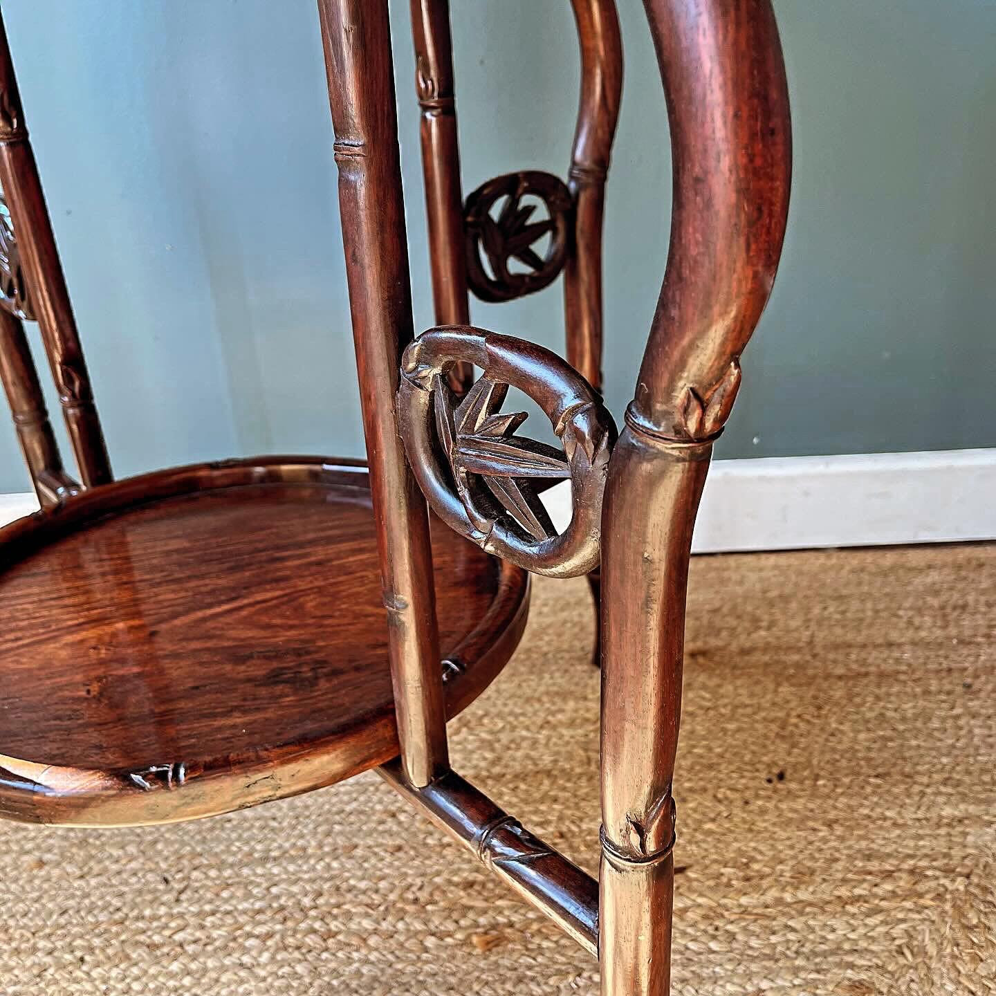 Late 19th centuryChinese hardwood folding table image 3